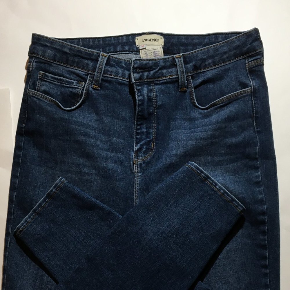 L'AGENCE Margot High Rise Skinny Jeans Siz…